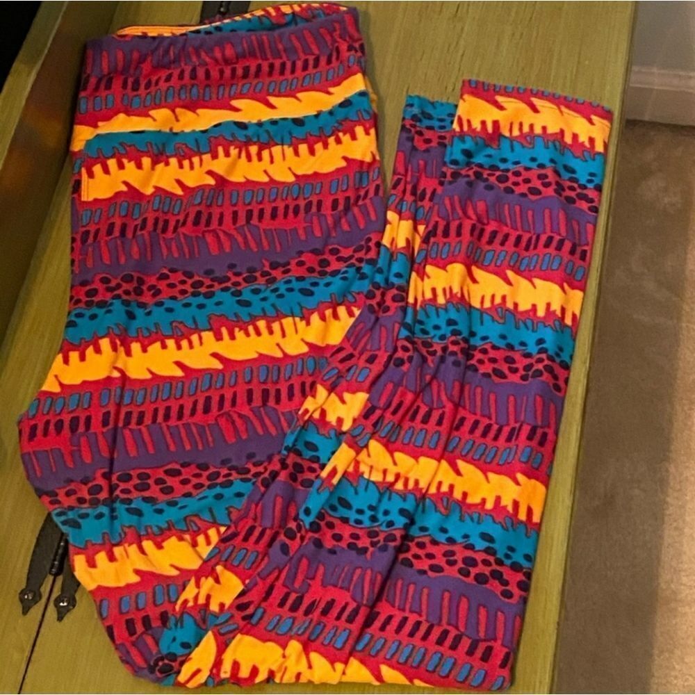 Bright Colored LuLaRoe Tall and Curvy Leggings - Fits Sizes 12-18